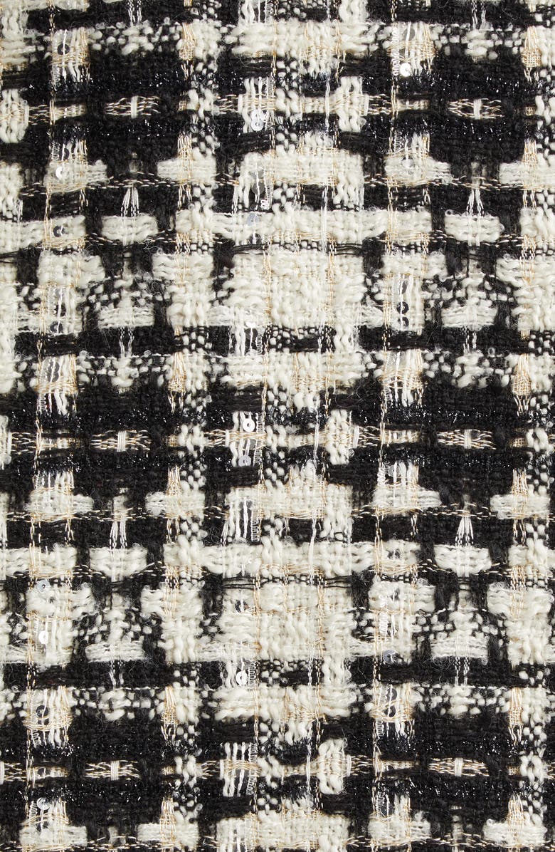 ST. JOHN Metallic Wool Blend Tweed Jacket, Alternate, color, 