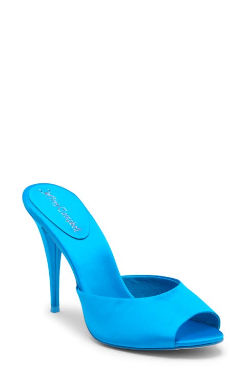 Bienvenido Silk Stiletto Sandal Mule