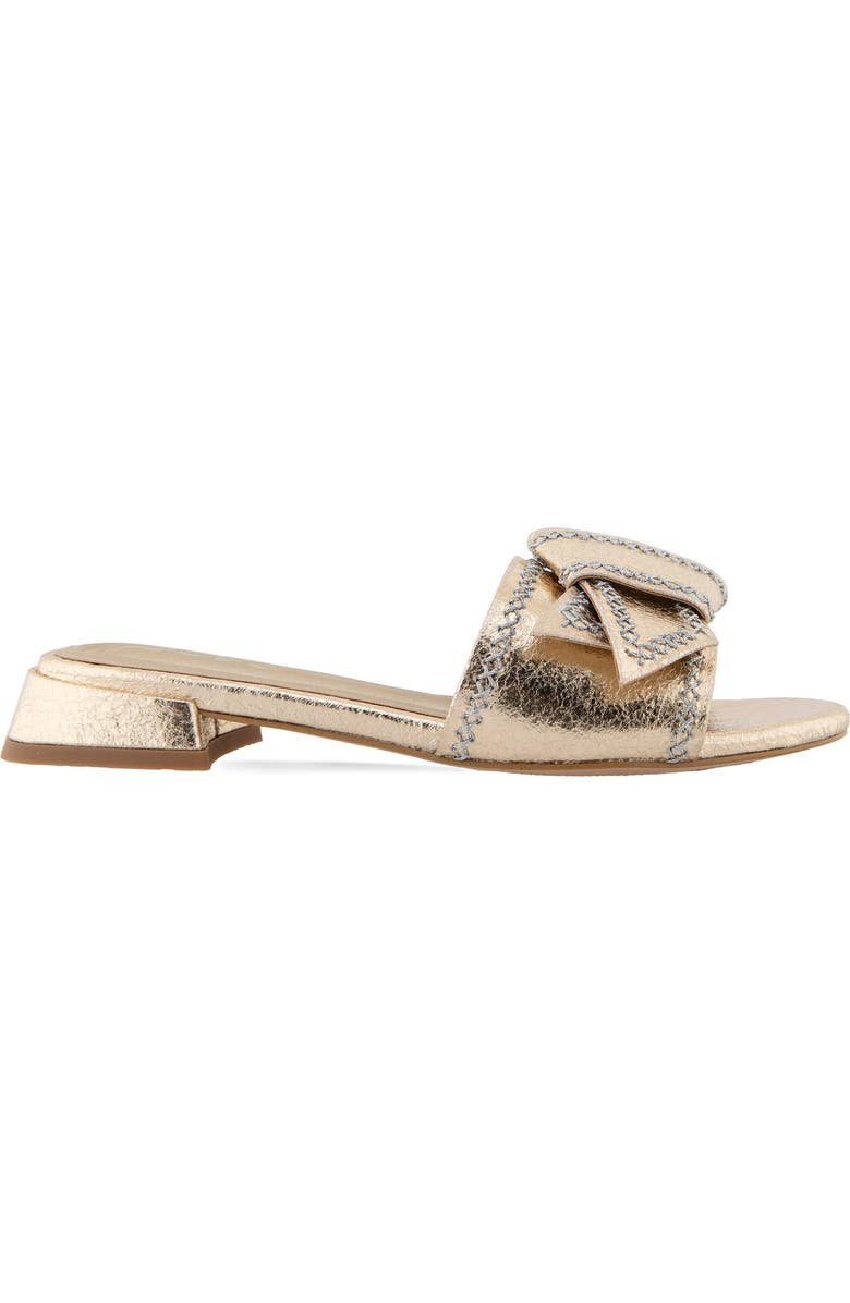 BCBGeneration Amora Slide Sandal, Alternate, color, Platino