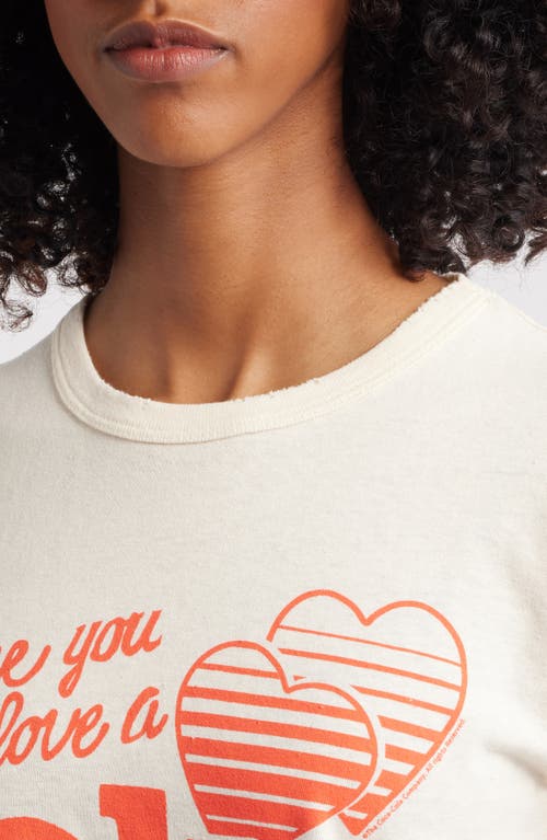 Junk Food Share A Coke Cotton Blend Graphic T-shirt In White