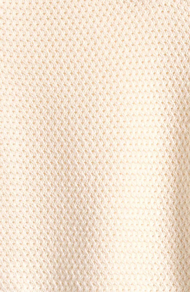 Little Planet Organic Cotton Knit Polo & Shorts Set, Alternate, color, Cream