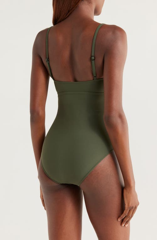 Bondi Born Aerin One-piece Swimsuit In Green