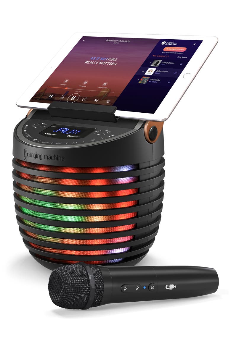 Cube One Karaoke Machine, Alternate, color, BLACK