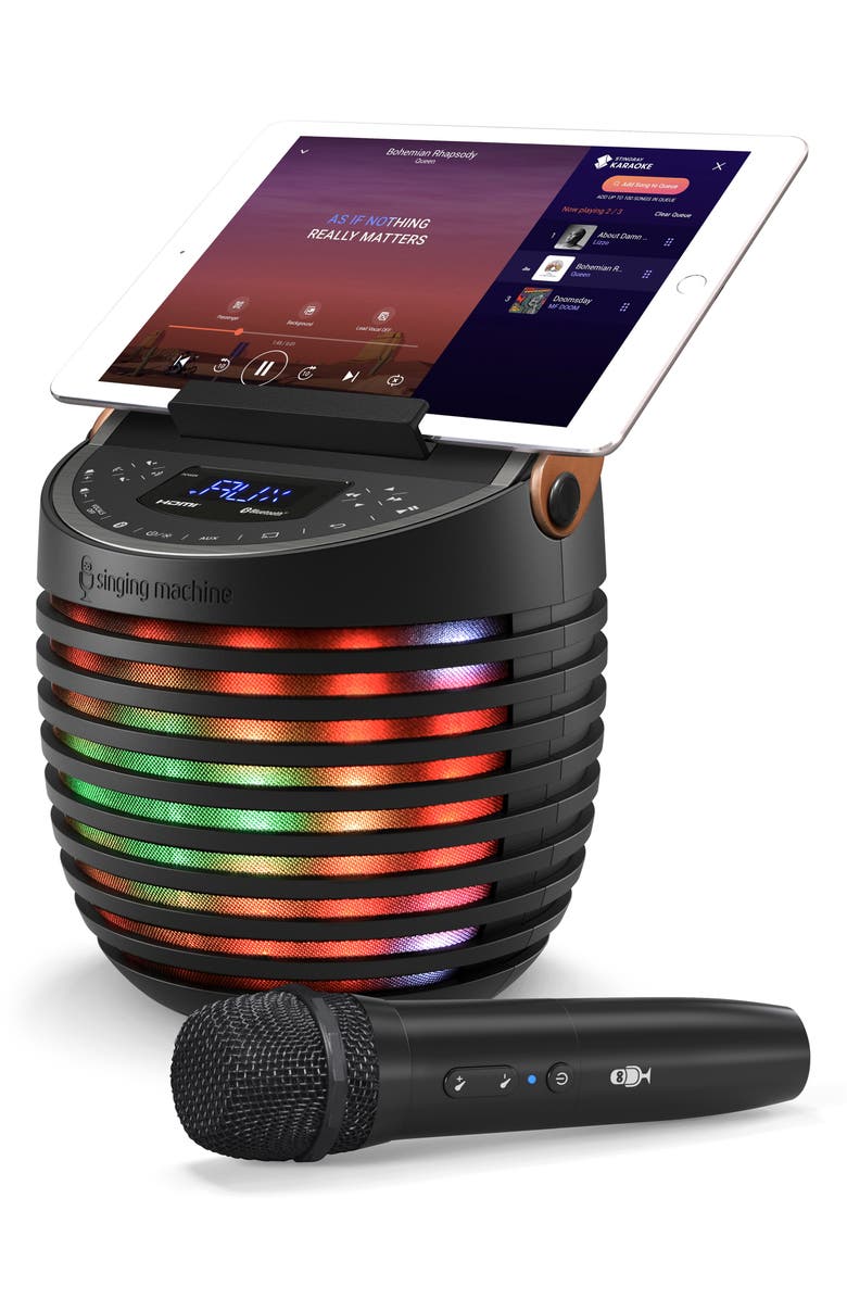 Singing Machine Cube One Karaoke Machine, Alternate, color, Black