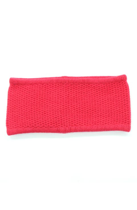 Honeycomb Stitch Cashmere Headband