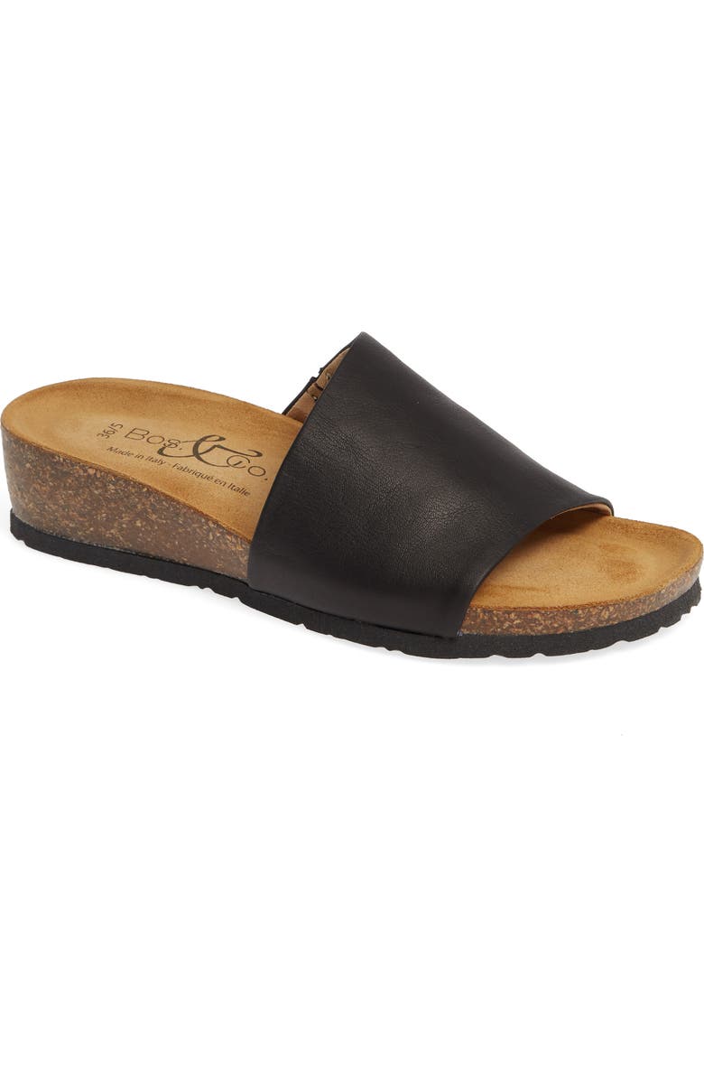 Bos. & Co. Lux Slide Sandal, Main, color,