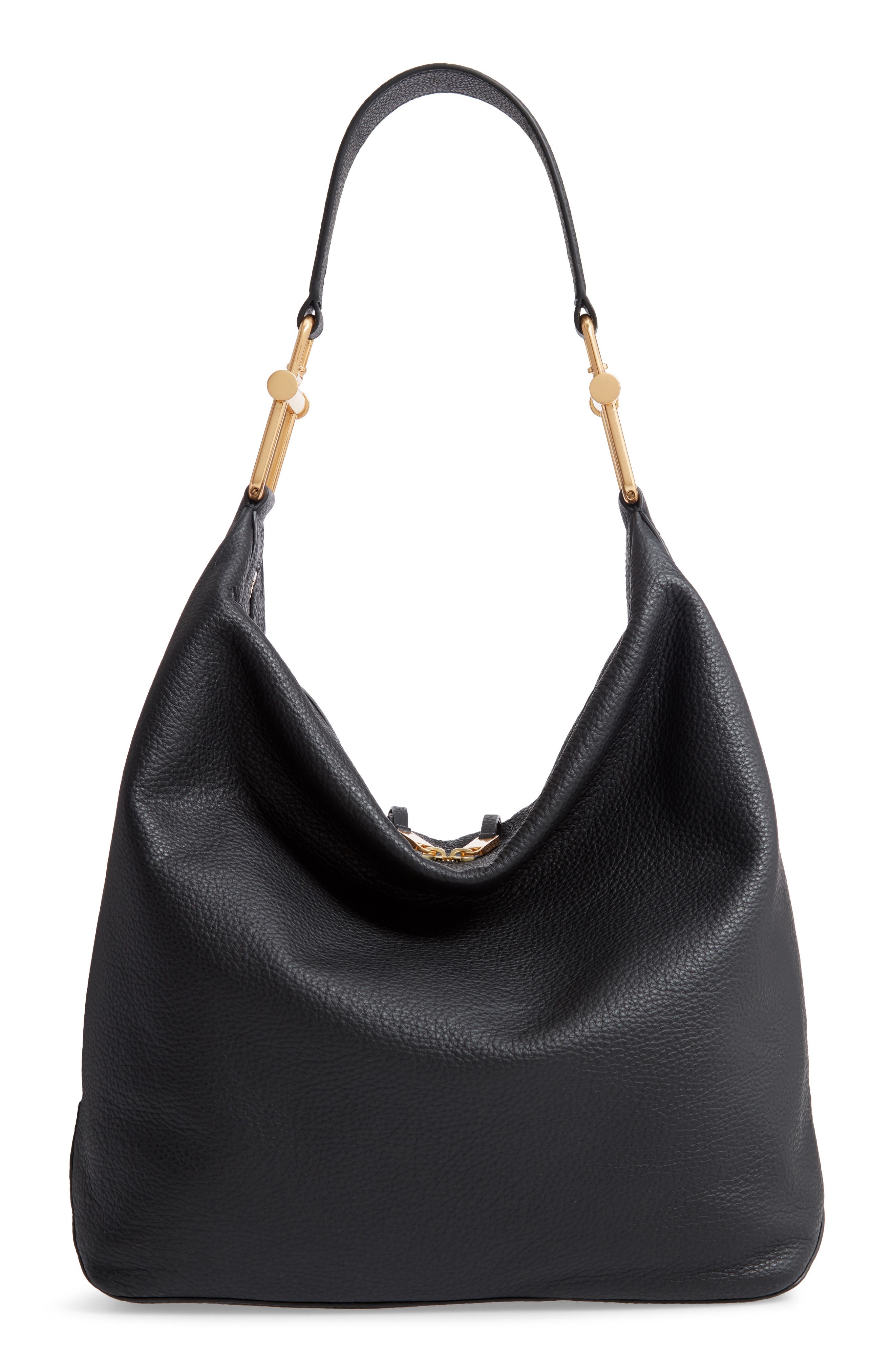 BOSS Christy Leather Hobo, Alternate, color, 