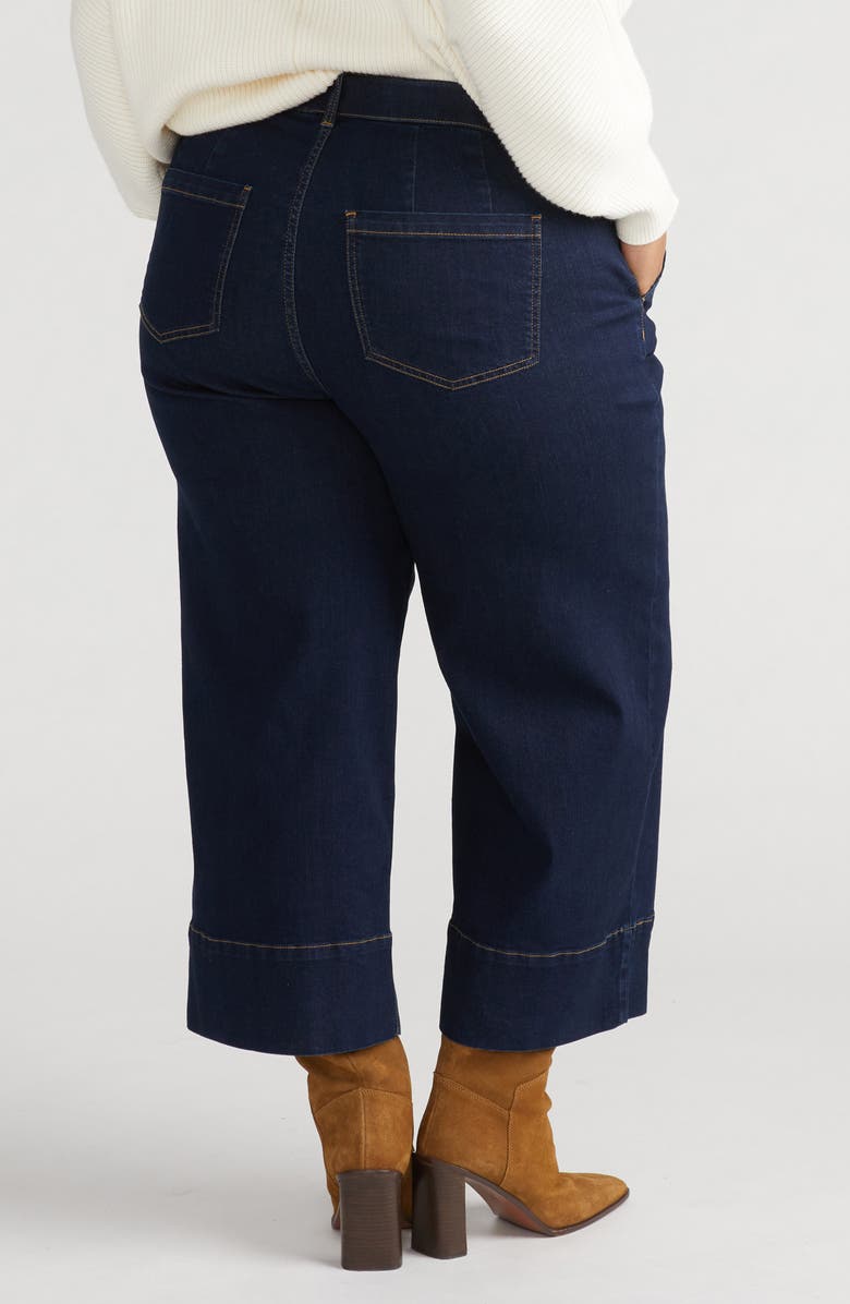 Universal Standard Carol High Waist Crop Jeans, Alternate, color, Dark Indigo