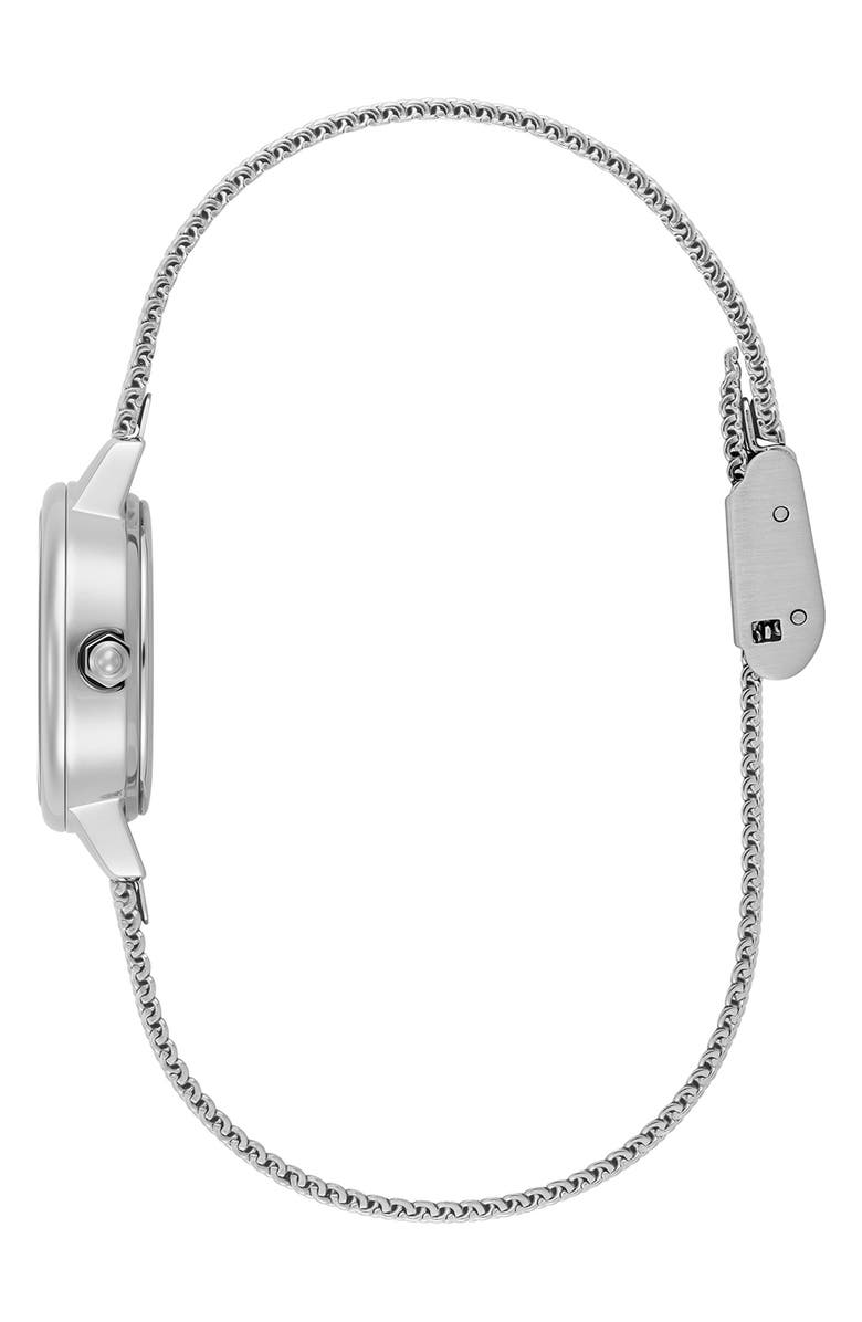 Olivia Burton Mini Classic Mesh Strap Watch, 23mm, Alternate, color, Blue