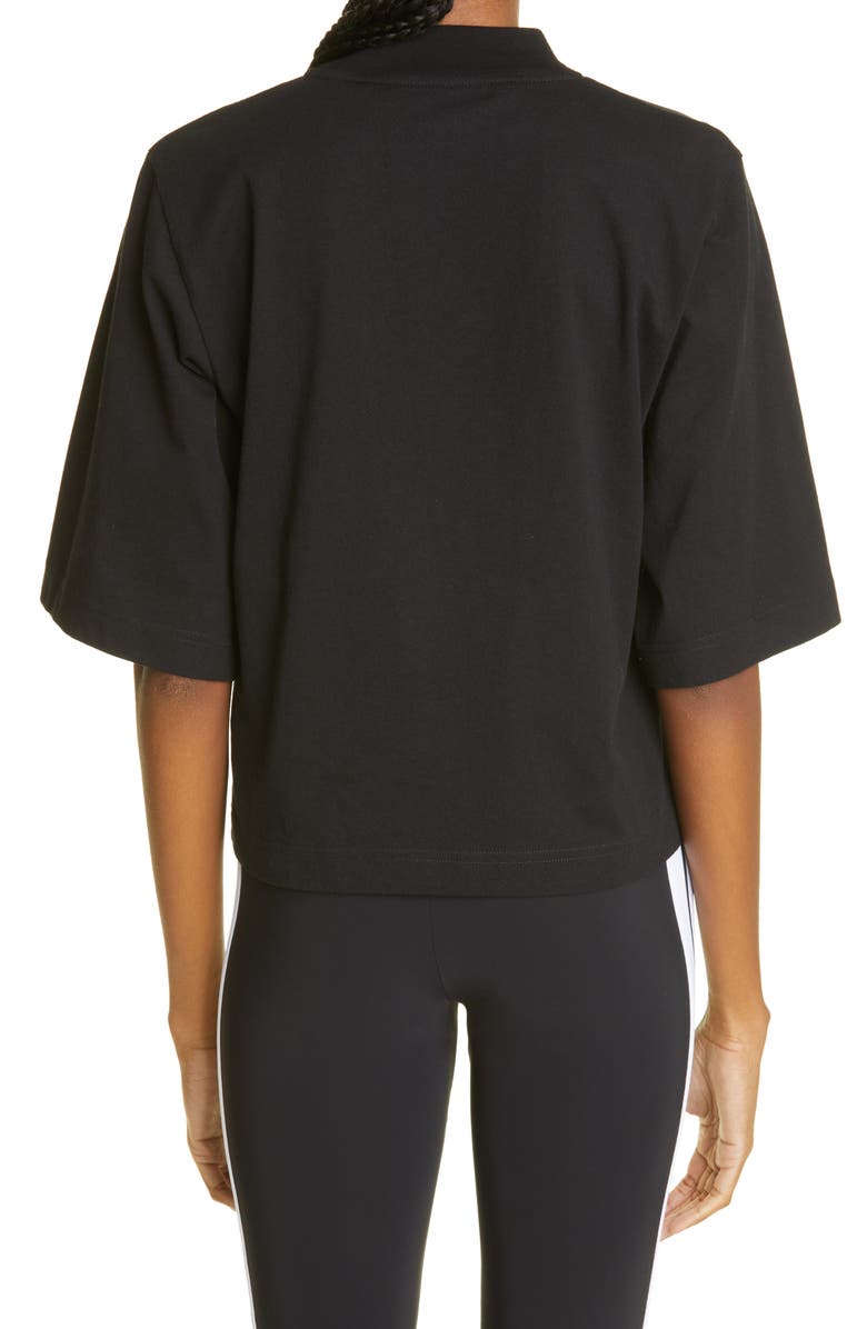 Palm Angels Bear Graphic Crop Cotton Tee, Alternate, color,