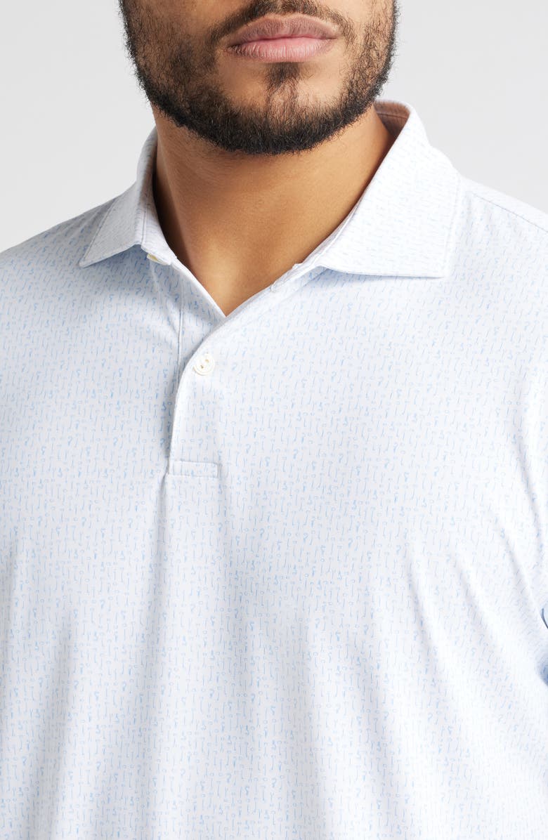 Peter Millar Crown Crafted Keys Polo, Alternate, color, White