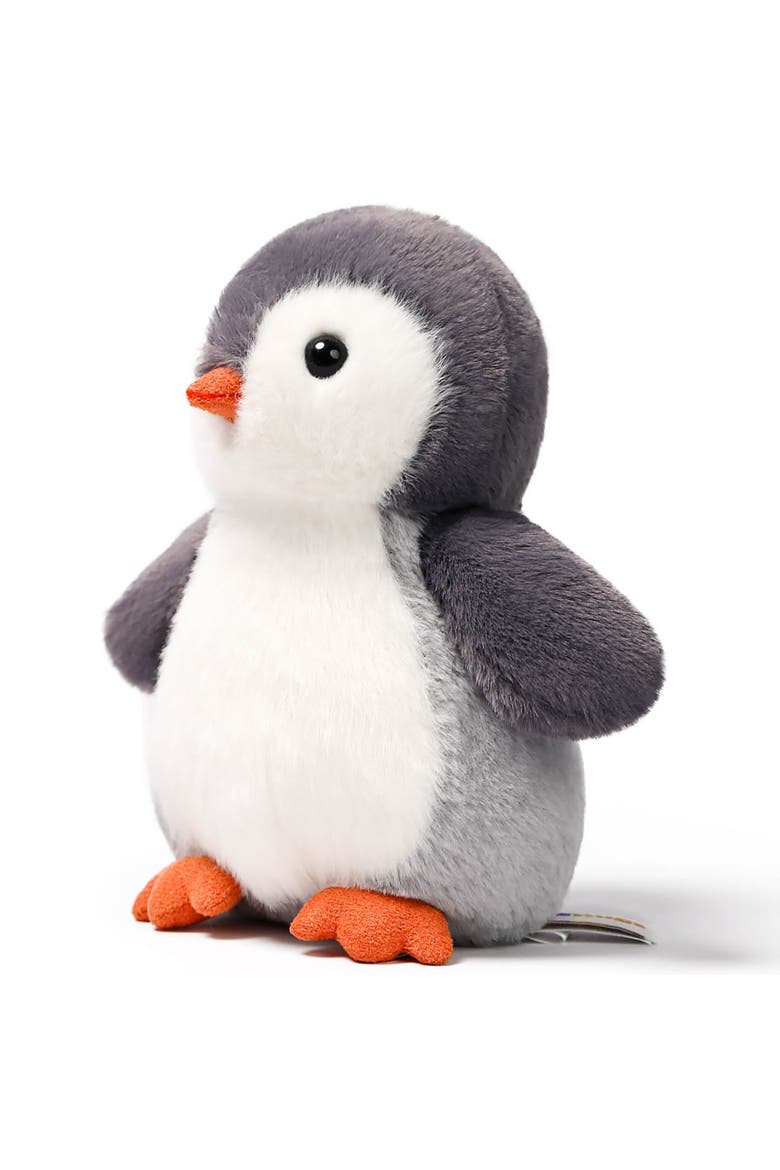7 Inch Glacier Penguin Weighted Stuffed Animal, Alternate, color, Multicolored