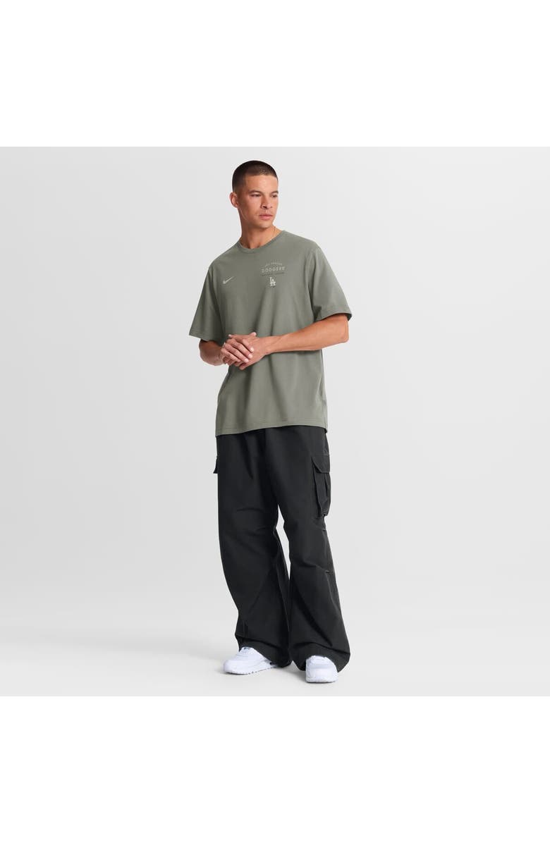 Nike Men's Nike Olive Los Angeles Dodgers Statement Dri-FIT Primary T-Shirt, Alternate, color, Olive