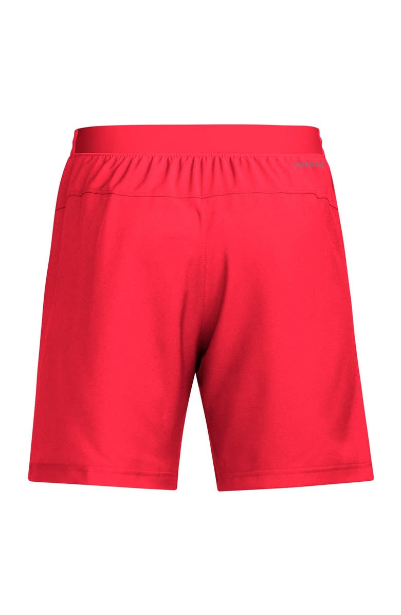 adidas Men's adidas Red NC State Wolfpack Program Woven Training Shorts, Alternate, color, Red
