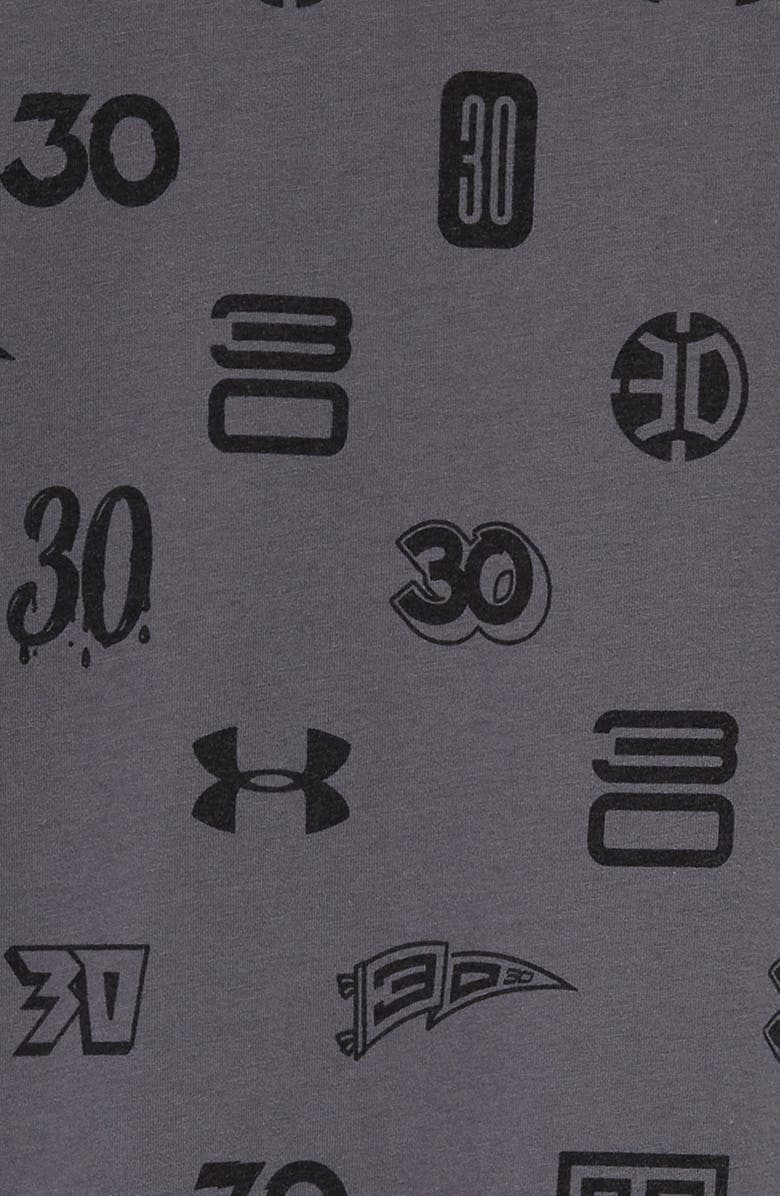 Under Armour SC30<sup>™</sup> Allover Print Graphic Tee, Alternate, color, 