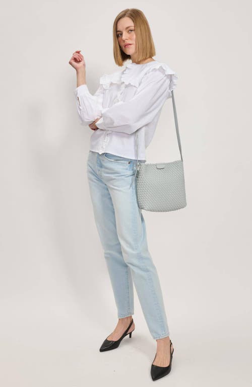 Moda Luxe Isadora Bucket Bag In Ice Blue