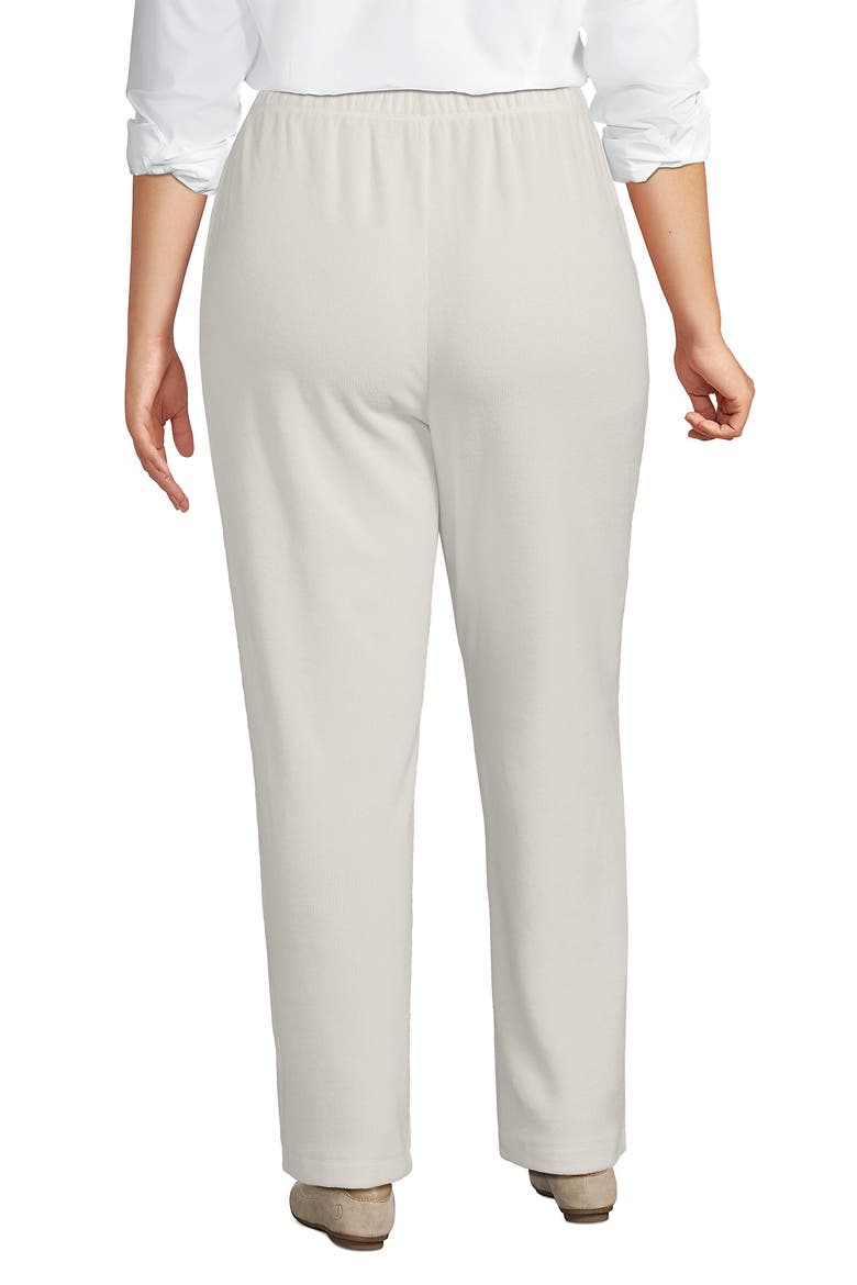 Sport Knit High Rise Corduroy Pants, Alternate, color, Ivory