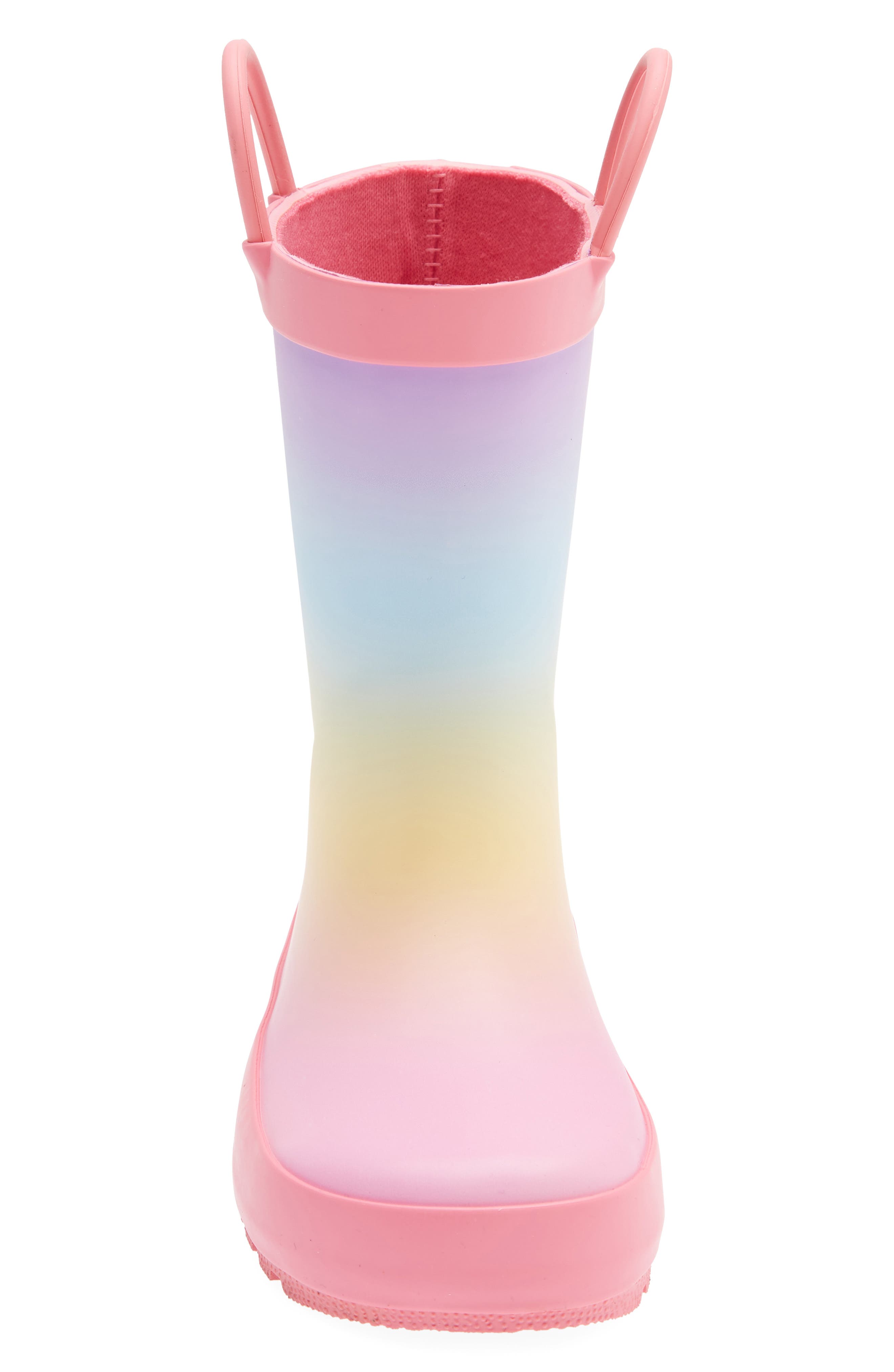 Kids' Misty Rain Boot, Alternate, color, RAINBOW