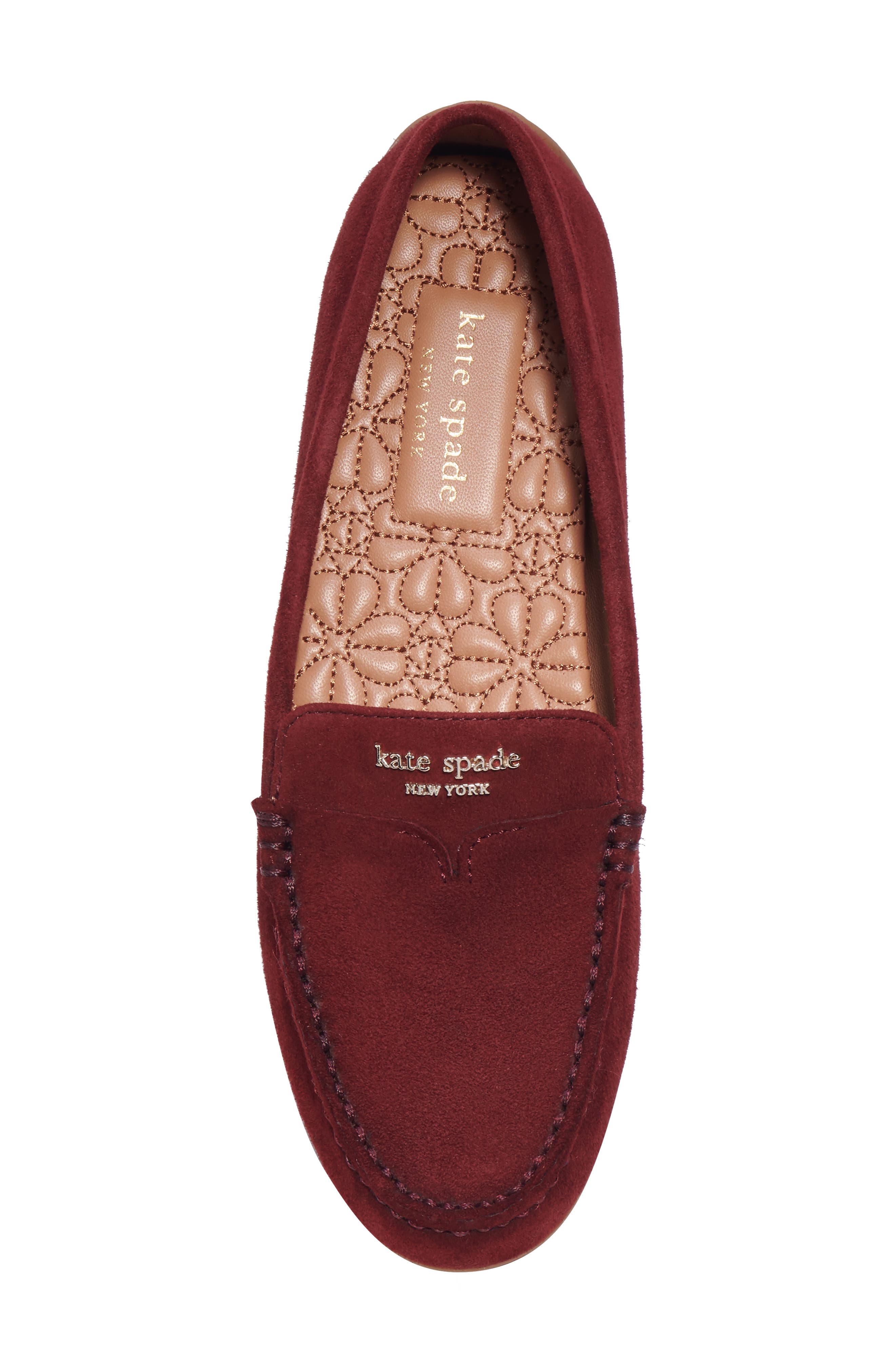 deck driving loafer, Alternate, color, DARK MERLOT