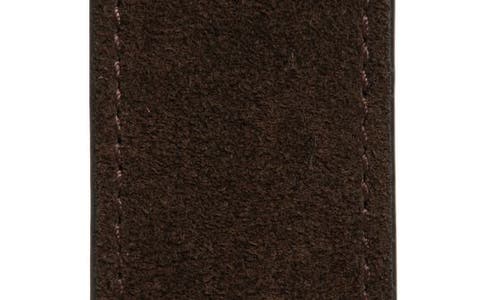 Totême Toteme Swirl Suede Belt In Pepper 273