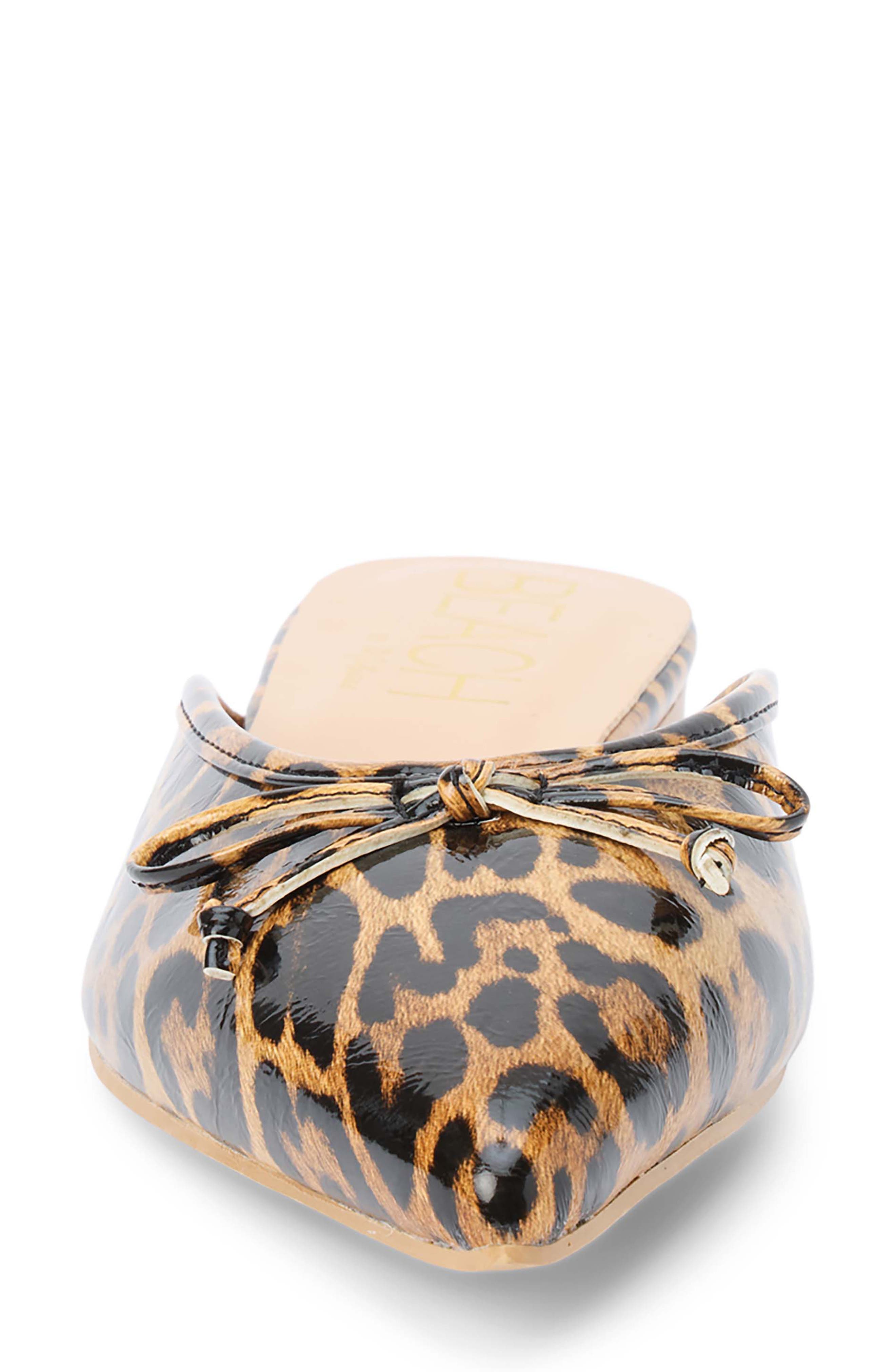 Matisse Reggie Pointed Toe Mule, Alternate, color, Leopard Print