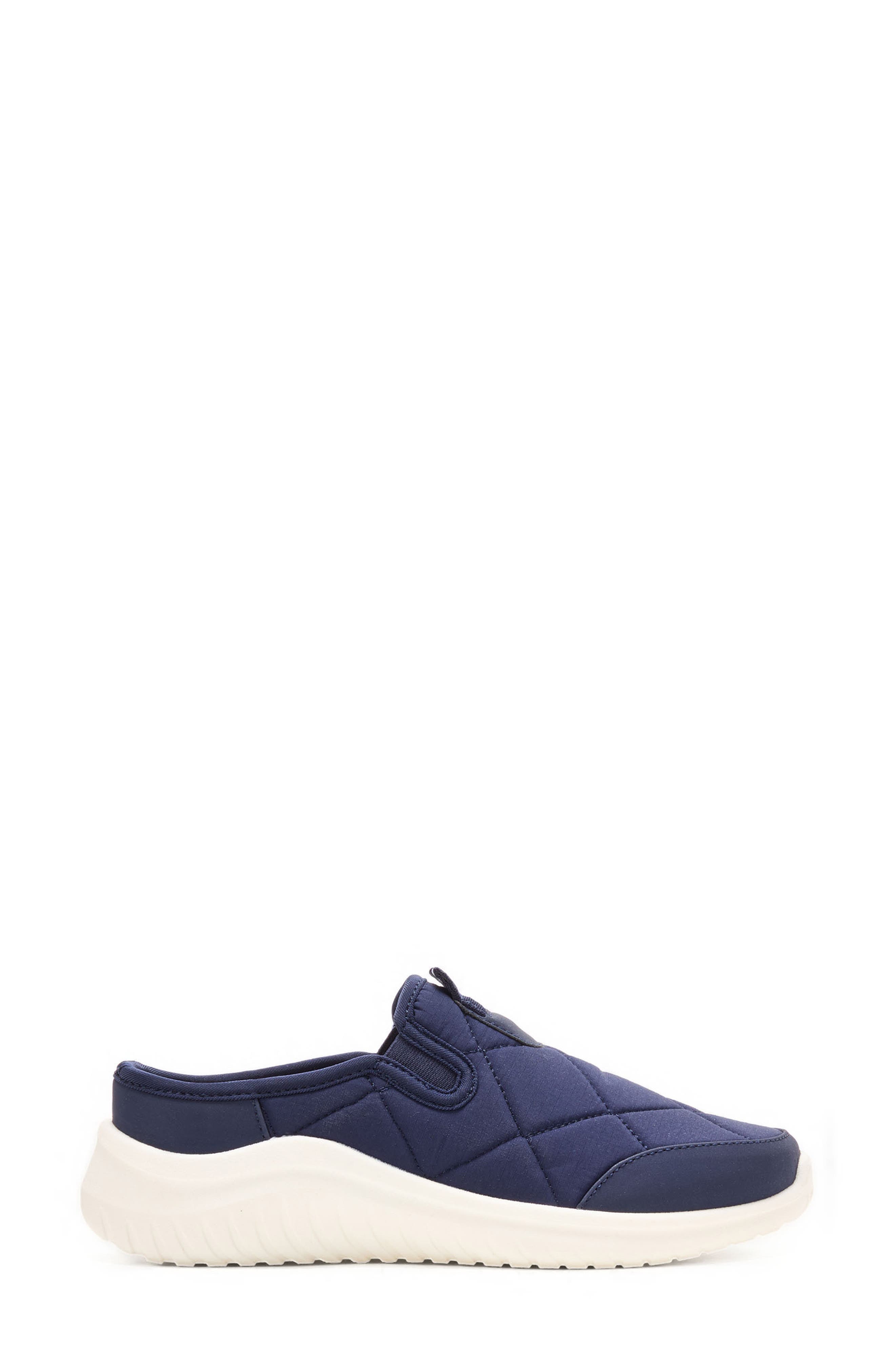 Quilted Woven Mule, Alternate, color, BLUE