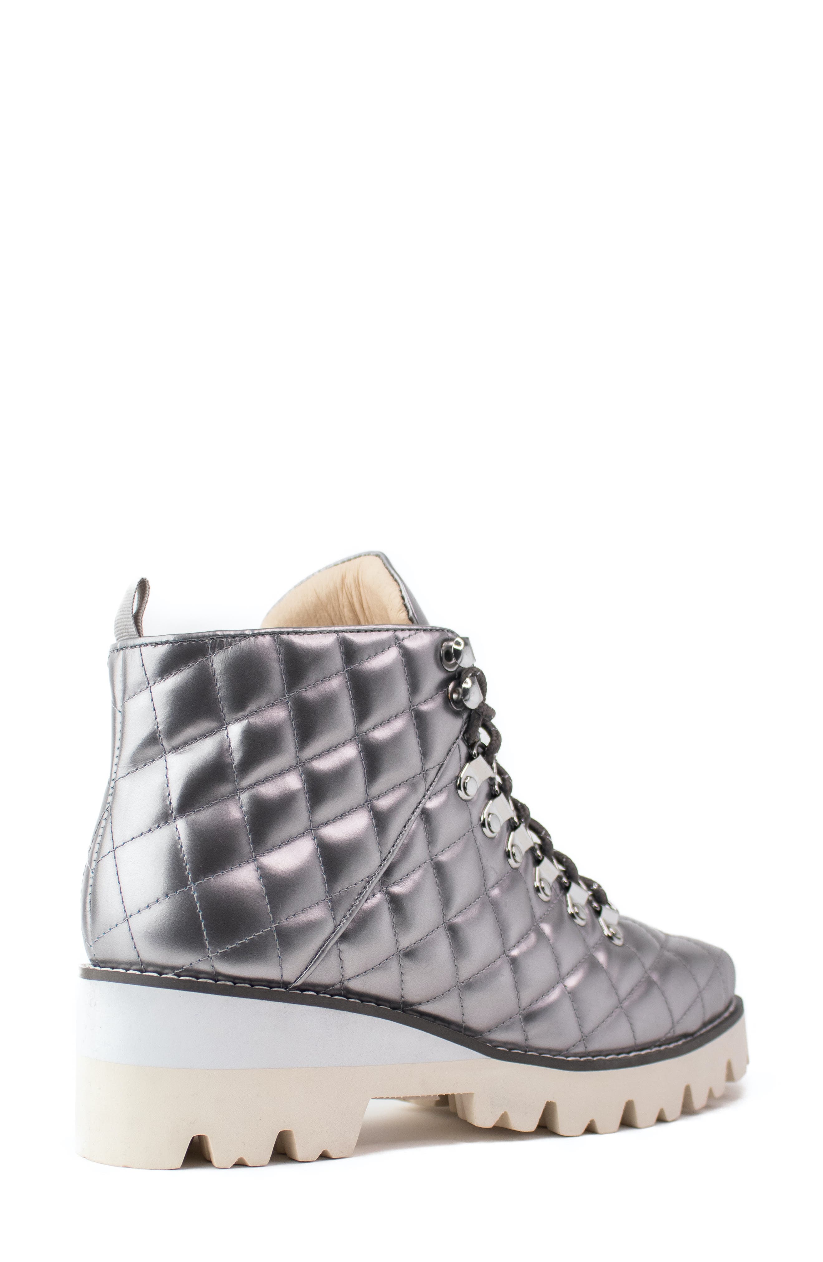 Heaven Lace-Up Boot, Alternate, color, ANTHRACITE GRAY FABRIC
