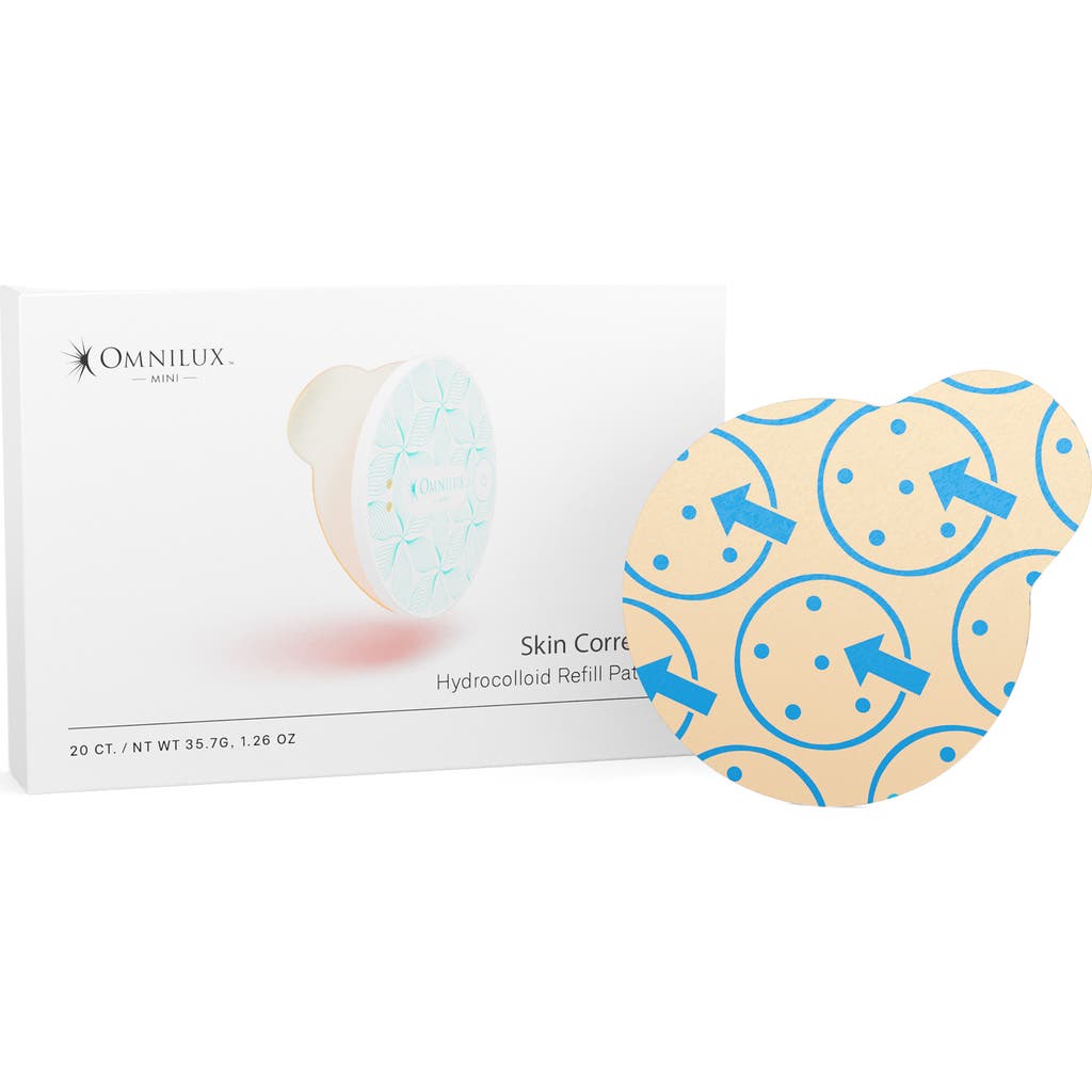 Omnilux Skin Corrector Hydrocolloid Refill Patches In Transparent