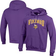 Champion Men's Champion Purple Minnesota Vikings Powerblend Arch over Logo Hoodie