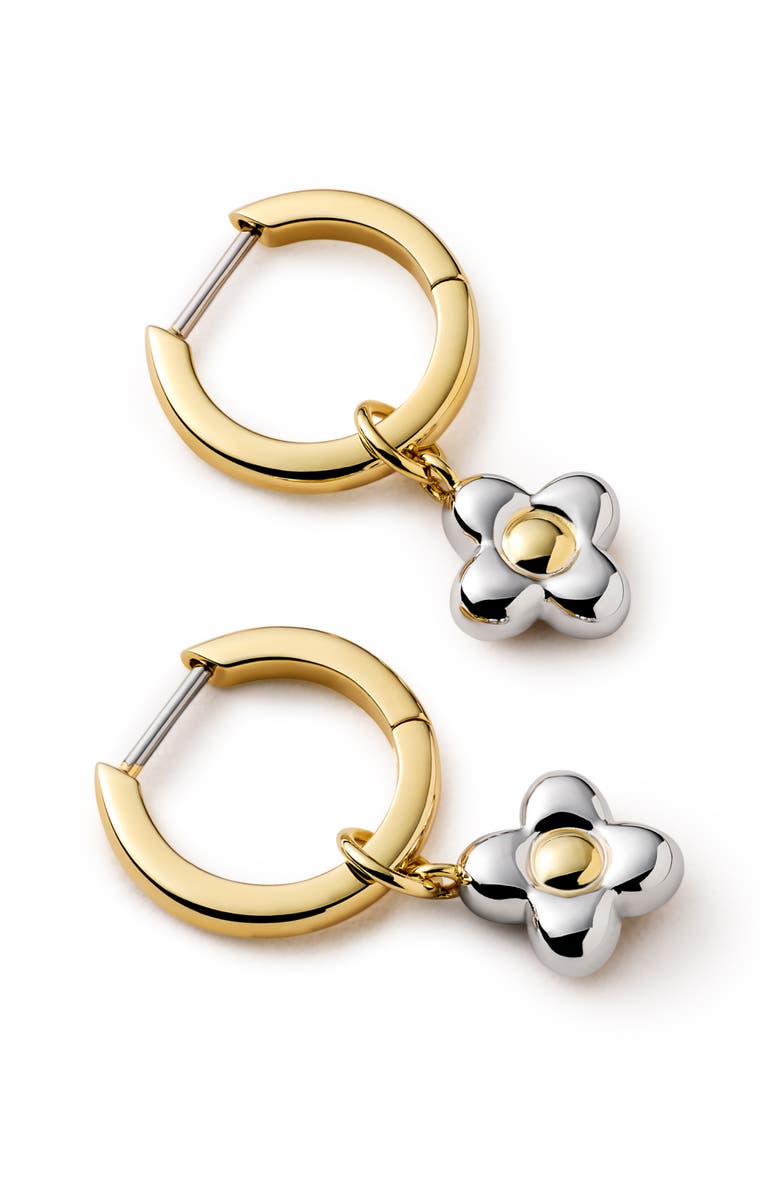 Ana Luisa Liora Drop Hoop Earrings, Alternate, color, Gold / Silver