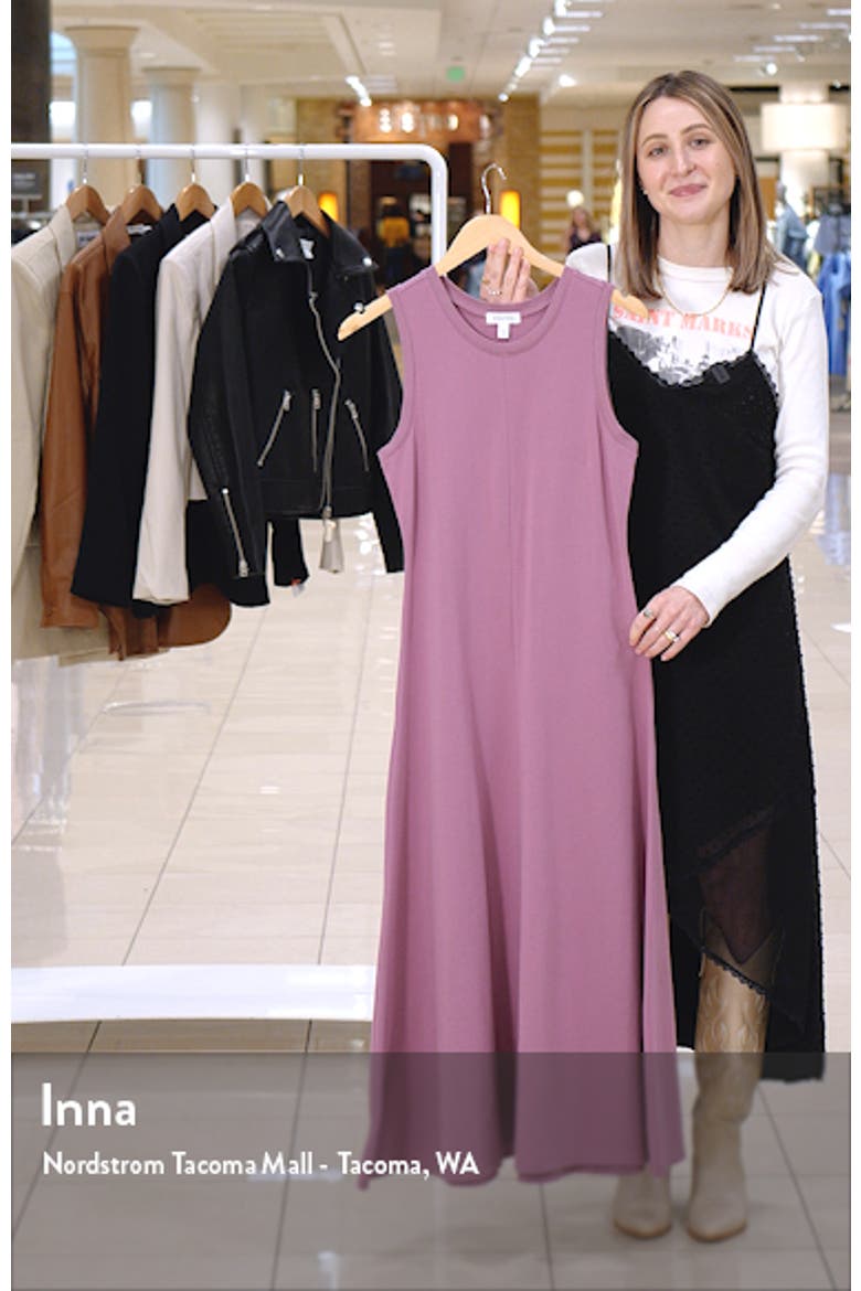Sleeveless Cotton Blend Dress video