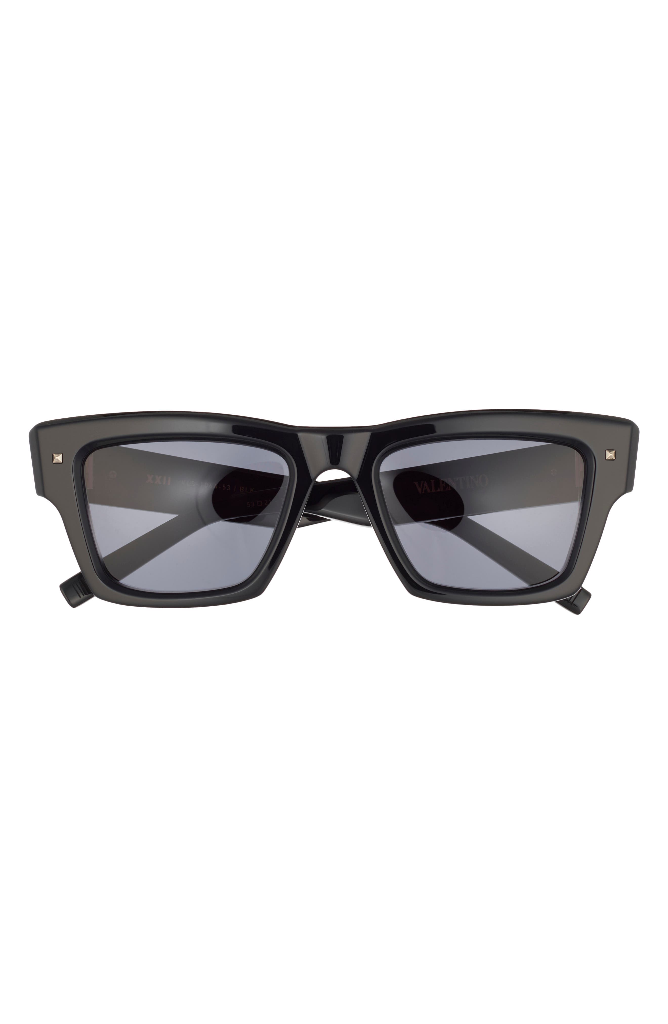 Valentino 50mm Square Sunglasses