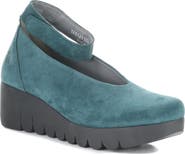 Fly London Vily Ankle Strap Platform Wedge Pump