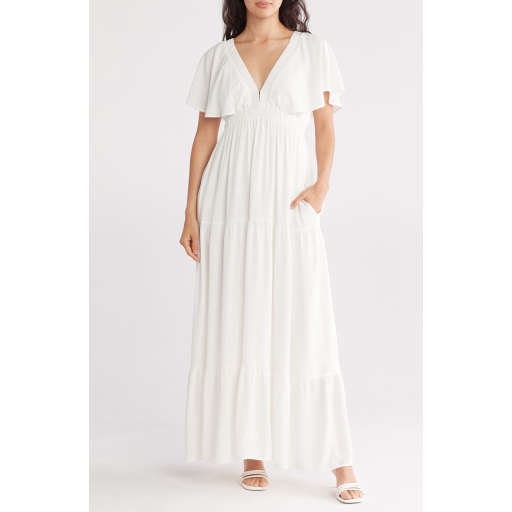 WISHLIST WISHLIST DOLMAN SLEEVE MAXI DRESS