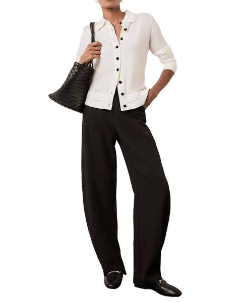 Cotton Blend Layered Top
