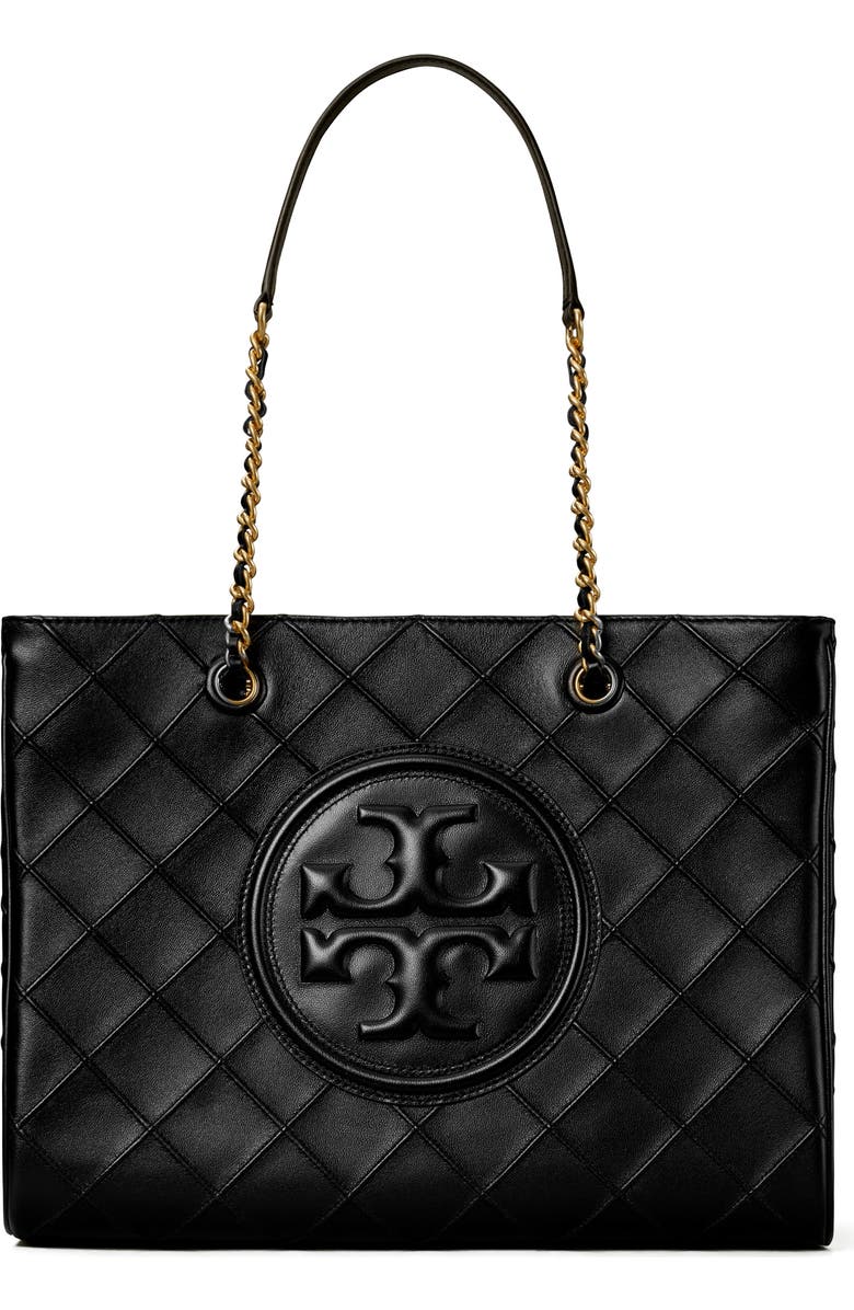 Tory Burch Fleming Soft Quilted Leather Convertible Chain Tote, Main, color,