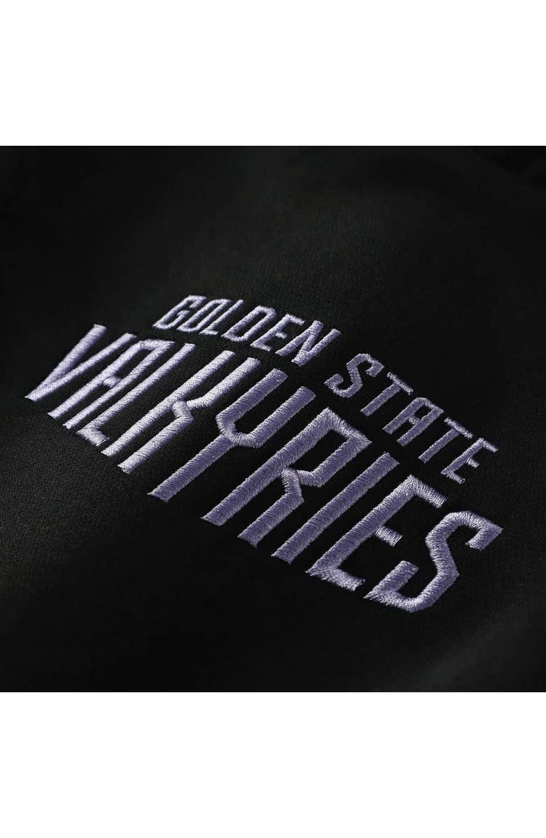 THE WILD COLLECTIVE Women's The Wild Collective Black Golden State Valkyries Icon Fleece Pullover Hoodie, Alternate, color, Black