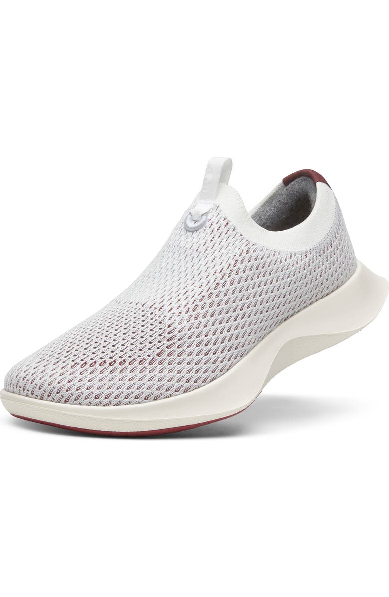 Allbirds Tree Dasher Relay Slip-On Sneaker, Main, color, Blizzard/ Thunder Red