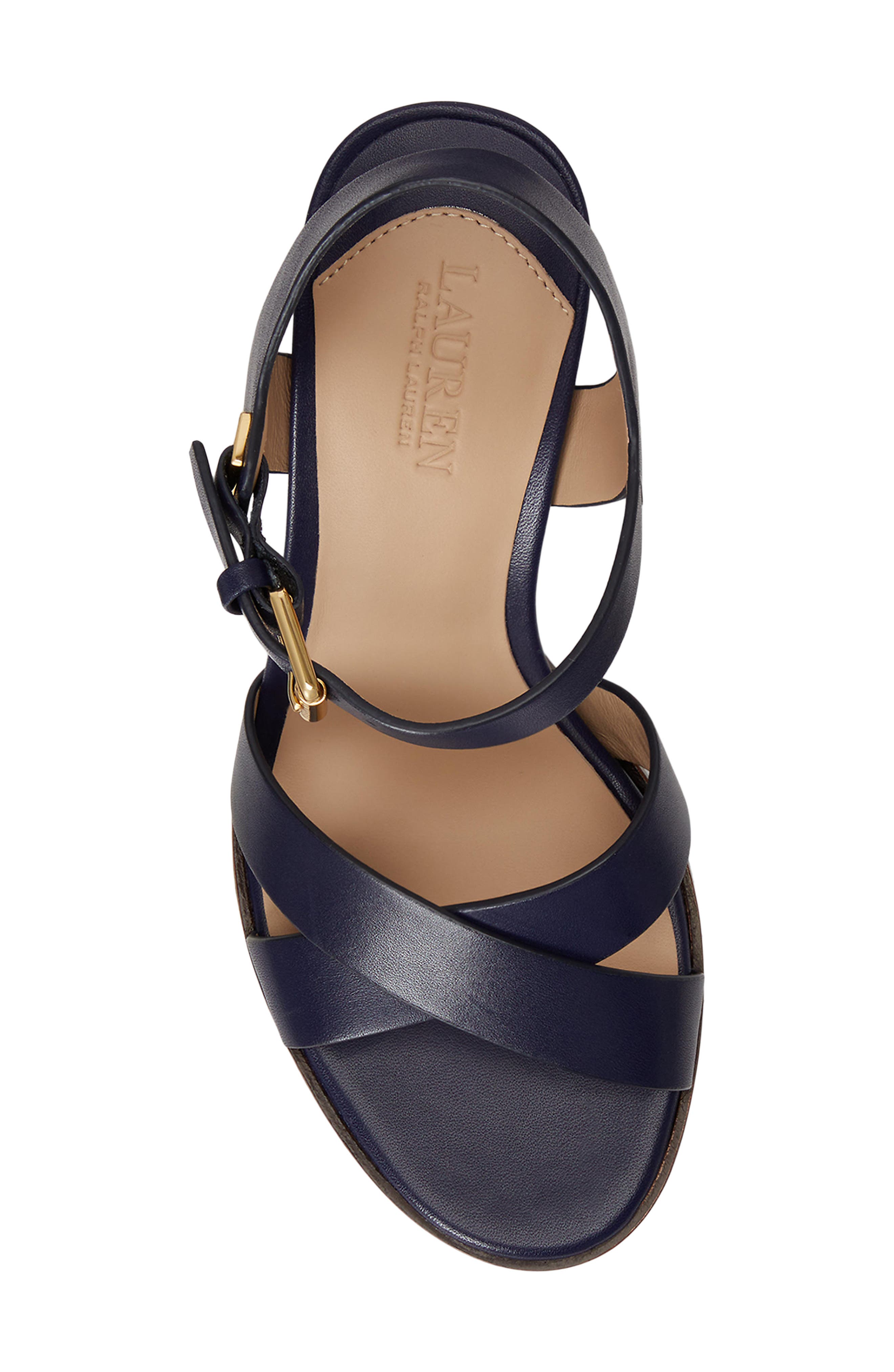 Lauren Ralph Lauren Emeryn Sandal, Alternate, color, Refined Navy