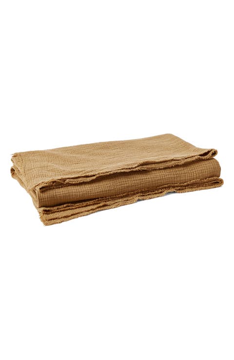 Topanga Organic Cotton Matelassé Blanket