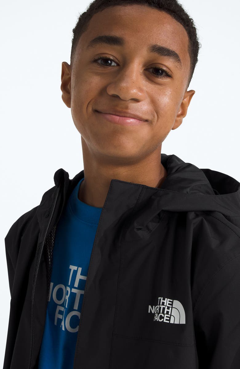 The North Face Kids' Antora Waterproof Rain Jacket, Alternate, color, Tnf Black/ Tnf Black