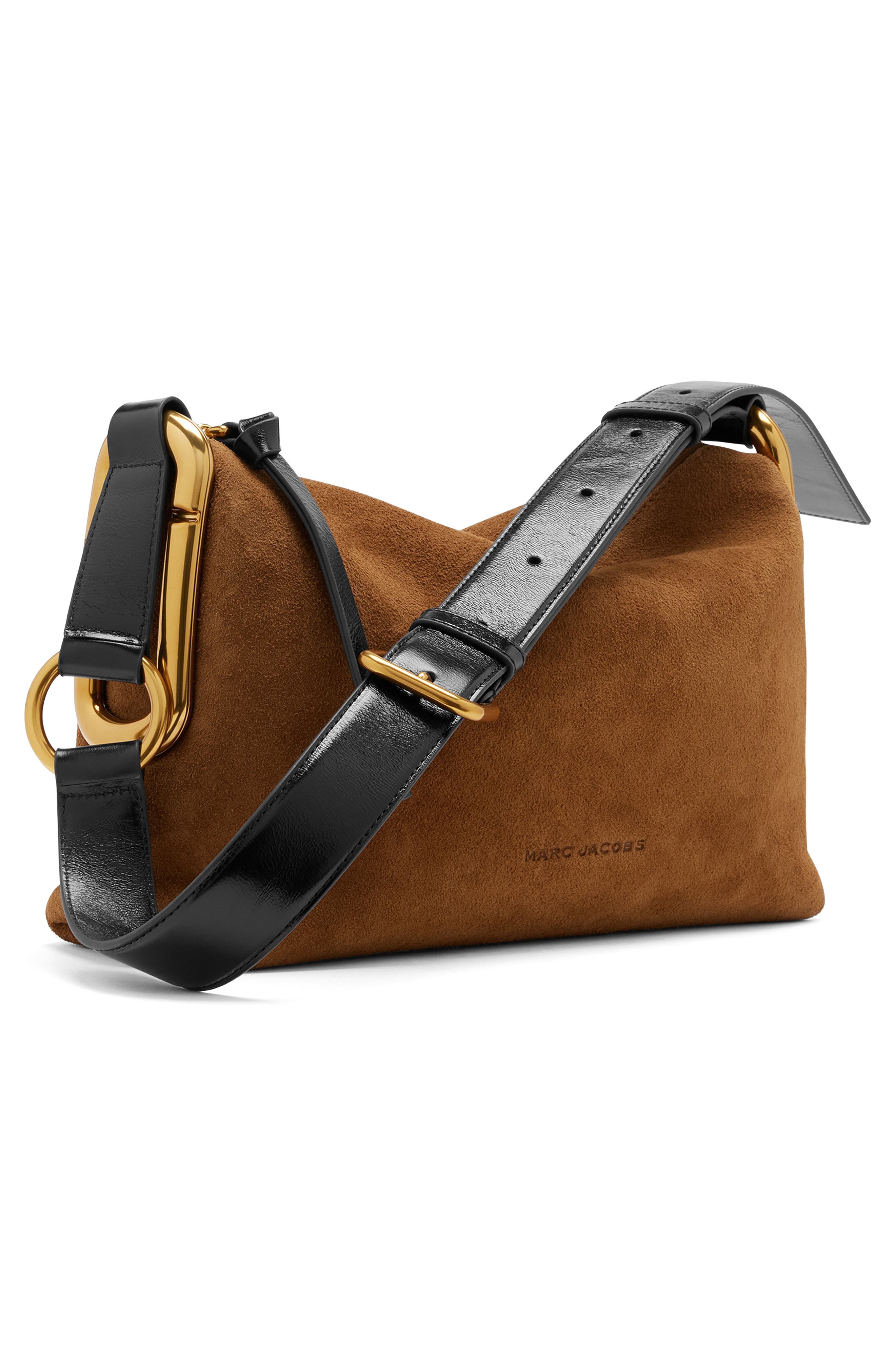 Scene Medium Crinkled Leather Shoulder Bag, Alternate, color, COPPER