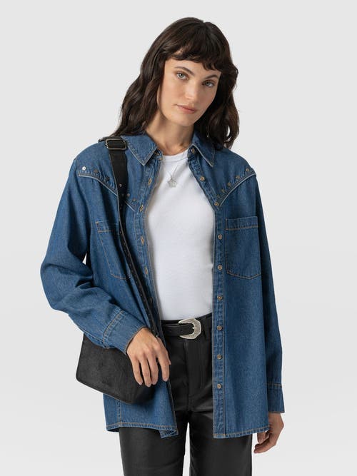 Saint + Sofia Sidney Denim Shirt