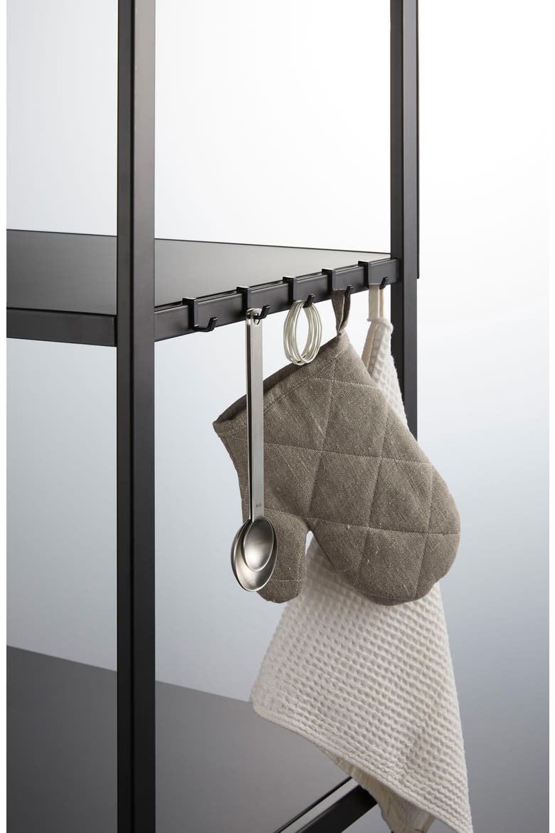 Storage Rack, Alternate, color, BLACK