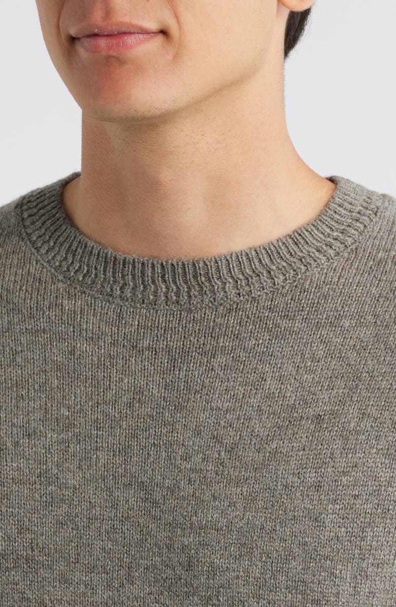 Pendleton Wool Crewneck Sweater, Alternate, color, Stone Heather