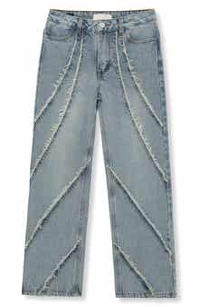 Habitual Kids Kids' Fringe Straight Leg Jeans