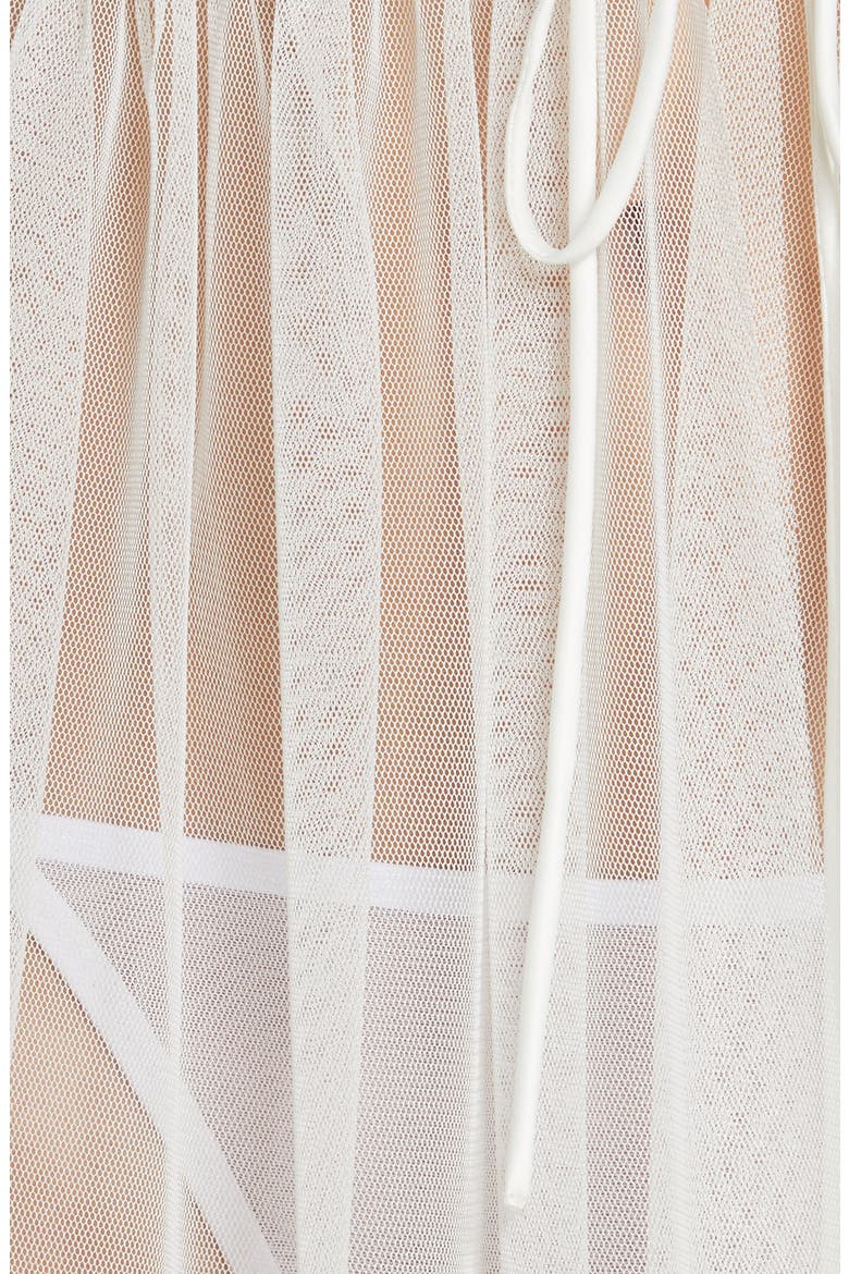Jennifer Lace Hem Maxi Chemise, Alternate, color, WHITE