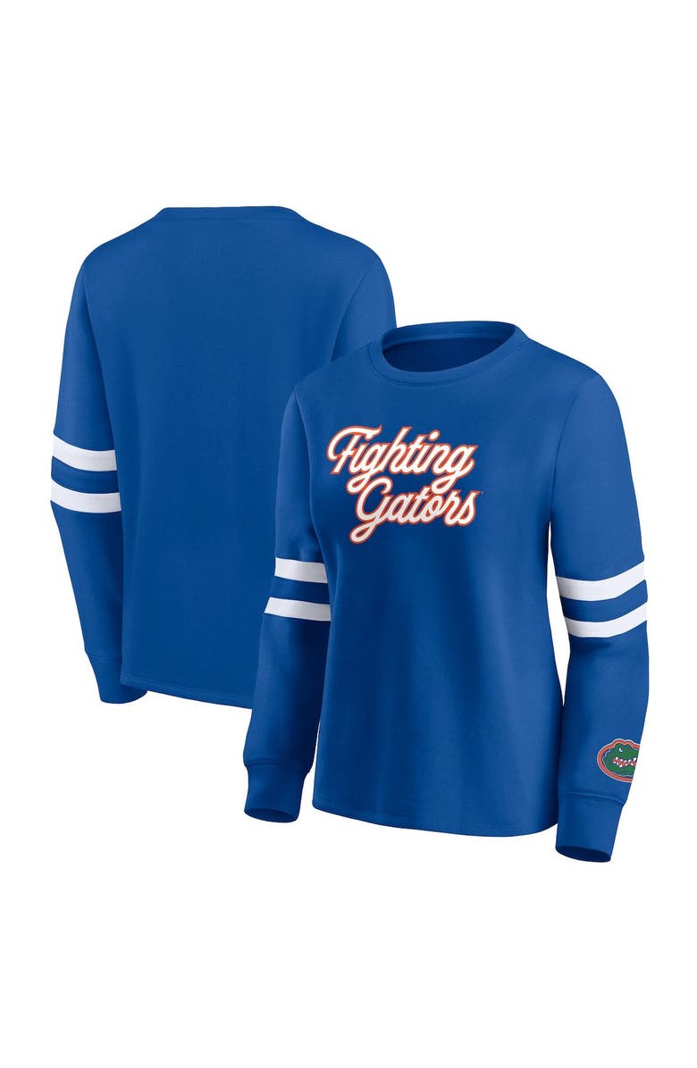 FANATICS Women's Fanatics Branded Royal Florida Gators Home Stretch Pullover Sweatshirt, Alternate, color, 