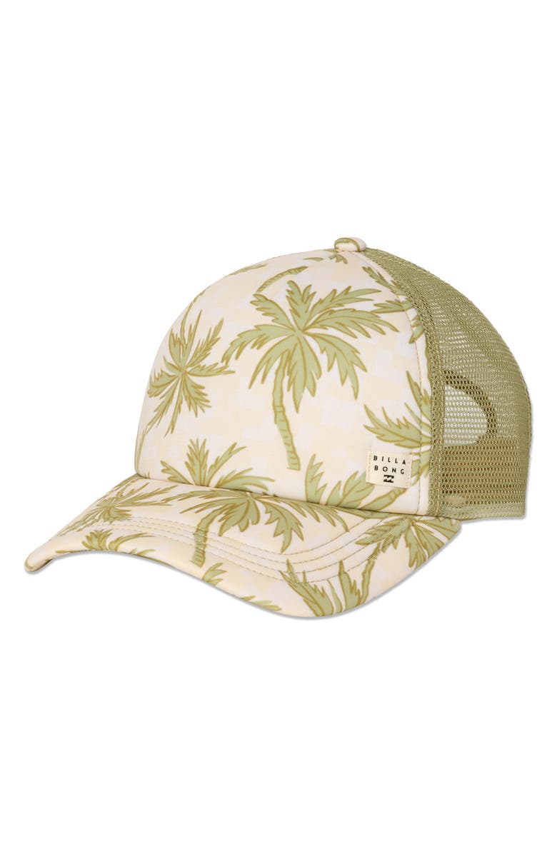 Billabong Heritage Mash-Up Trucker Hat, Main, color, Cactus