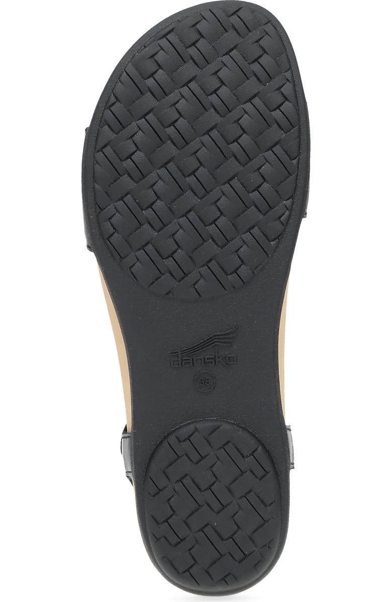 Dansko Jodie Ankle Strap Sandal, Alternate, color, Black Calf